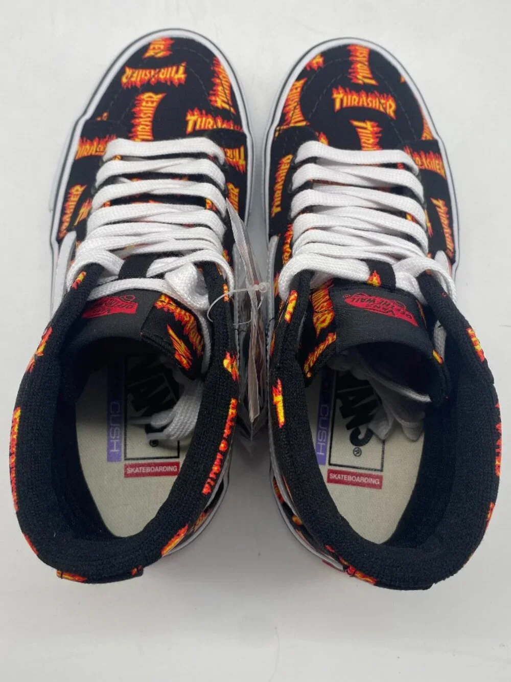VANS SK8-HI THRASHER BLACK/MULTI US MEN SIZE 5.5